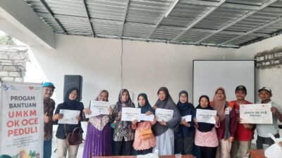 Edukasi dan bantuan wirausaha tahap 2 binaan Oke oce