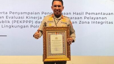 Polres Bangkalan Meraih Penghargaan Kategori Pelayanan Prima dari Kapolri