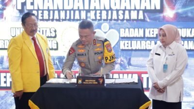 Polda Jatim Tandatangani MoU dengan BKKBN dan Unidha Cegah Stunting Wujudkan Generasi Unggul