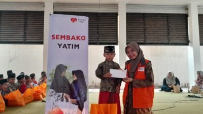 Rumah Zakat Berbagi Kebahagiaan bersama Anak Yatim/Piatu LKSA Darul Aitam Budi Mulia