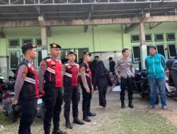 Personel Polres Kediri Pam Kejuaraan Cabang ke-VIII Pencak Silat Pagar Nusa