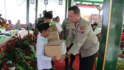 Gelar Program Jum’at Curhat, Polres Nganjuk Berdayakan Tiga Pilar Tingkat Desa dalam Harkamtibmas