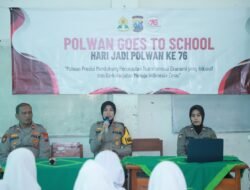 Polwan Goes to School, Polres Kediri Peringati Hari Jadi Polwan ke-76