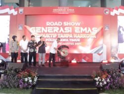 Road Show Generasi Emas Tanpa Narkoba Polda Jatim Sukses Digelar di Kediri