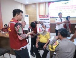 Ratusan Personel Polres Kediri Ikuti Skrining dan Vaksinasi Hepatitis B