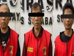 Polrestabes Surabaya Berhasil Amankan Tiga Tersangka Sindikat Curanmor