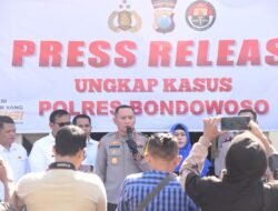 Polres Bondowoso Berhasil Amankan Tersangka Jual Beli Senjata Api Ilegal Secara Online