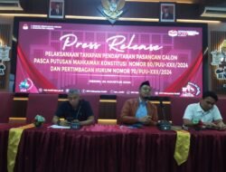 Pengumuman Pelaksanaan Pendaftaran Pasangan Calon Pasca Putusan Mahkamah Konstitusi Oleh KPU