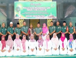Kodim 0808/Blitar Gelar Peringatan Maulid Nabi Muhammad SAW 1446 H / 2024 M
