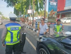 Sat Lantas Polres Kediri Kota Mulai Tilang Tiga Belas Kendaraan di Kawasan KTL, AKP Afandy: Parkir Liar Fokus  Utama Kami!!!
