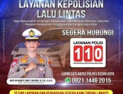 Nomor Pengaduan Lalu Lintas Satlantas Polres Kediri Kota, Catat !