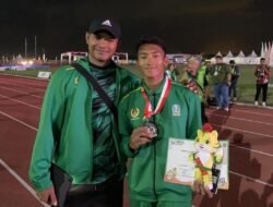 Anggota Polsek Solokuro Polres Lamongan Raih 2 Medali Perak di PON XXI Aceh Sumut 2024