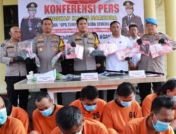Konferensi Pers Hasil Operasi Tumpas Narkoba Semeru 2024 Polres Nganjuk