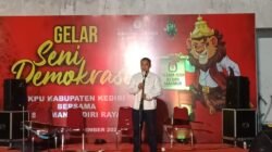 Gelar Seni Demokrasi Bersama KPU Kabupaten Kediri