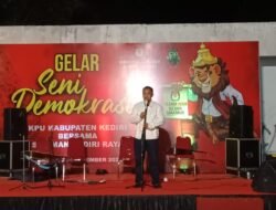 Gelar Seni Demokrasi Bersama KPU Kabupaten Kediri