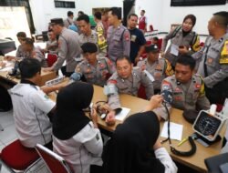 Polres Magetan Gelar Rikkes Personel Pam TPS Pilkada Serentak 2024