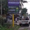 PEDULI KESELAMATAN BERLALULINTAS  THE HERMAWAN VILLAGE PASANG BANNER HIMBAUAN KESELAMATAN