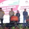 Warga Antusias Sambut Program Makan Gratis “Mari Nyoblos Mangan Wareg” di Kota Surabaya