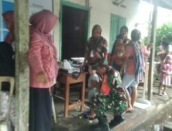 Peran Aktif Babinsa Kelurahan Jegu Dalam Pencegahan Stunting Bersama Bidan Dan Kader Posyandu