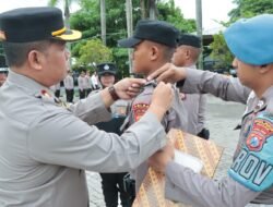 Polres Nganjuk Gelar Upacara Penutupan Latja Diktuk Bintara Polri Gelombang II TA 2024