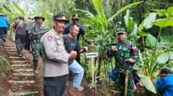 Sinergitas Polres Lumajang Bersama TNI dan Forkopimda Lakukan Penghijauan di Sumber Klerek Gucialit