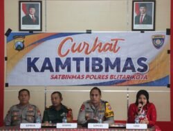 Sapa Masyarakat, Polres Blitar Kota Gelar Curhat Kamtibmas