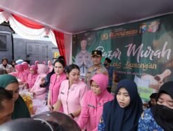 Polres Lamongan Gandeng Disperindag Gelar Bazar Ramadhan Murah