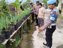Dukung Program Ketahanan Pangan, Polsek Sawahan Pantau Pemanfaatan Lahan Pekarangan