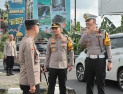 Polres Nganjuk membuka layanan penitipan motor gratis bagi warga selama libur Lebaran