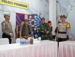 Polres Ponorogo Siapkan Posyan Fasilitas Lengkap dari Pijat Hingga Bengkel Gratis Bagi Pemudik