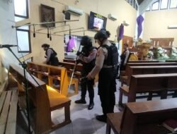 Polres Bojonegoro Sterilisasi Gereja Jelang Ibadah Jumat Agung dan Paskah 2025
