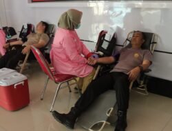 Donor Darah Kartini: Aksi Peduli Polwan dan ASN Polres Nganjuk