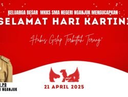 Keluarga Besar MKKS SMA Negeri Nganjuk Peringati Hari Kartini 2025.