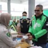 Senyum Ceria Driver Ojol Dapat Layanan Kesehatan Gratis dari Polresta Malang Kota Jelang Hari Bhayangkara ke -79