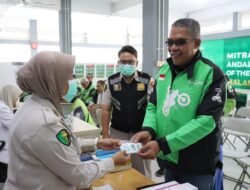Senyum Ceria Driver Ojol Dapat Layanan Kesehatan Gratis dari Polresta Malang Kota Jelang Hari Bhayangkara ke -79