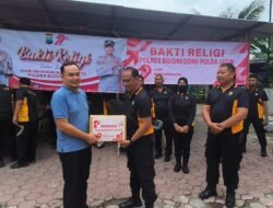 Sambut Hari Bhayangkara ke-79, Polres Bojonegoro Gelar Bakti Religi di Sejumlah Tempat Ibadah