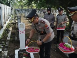 Tabur Bunga dan Doa Bersama, Polres Nganjuk Kenang Jasa Pahlawan Polri
