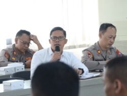 Polres Nganjuk Gelar Rakor Pengamanan Pengesahan Warga Baru PSHT