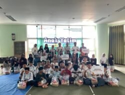 Santunan Yatim Piatu dan Dhuafa Muharram 1447 H: Sinergi Kebaikan Rumah Zakat, FEBI UIN Syekh Wasil Kediri, dan YBM PLN