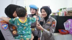 Sambut Hari Jadi Polwan ke -77 Polda Jatim Gelar Baksos di Griya Yatim
