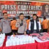 Operasi Tumpas Narkoba Semeru 2025, Polres Bondowoso Amankan 11 Tersangka Sita 10,93 Gram Sabu dan 241 Ribu Butir Okerbaya