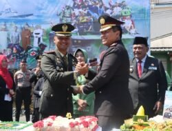 Kapolres Nganjuk Hadiri Upacara HUT TNI ke-80, Wujudkan Sinergi Forkopimda Lewat Kejutan Spesial