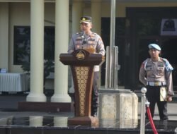 Polres Nganjuk Gelar Upacara Pembukaan Latja Siswa Diktuk Bintara Polri Angkatan 57 Tahun 2025