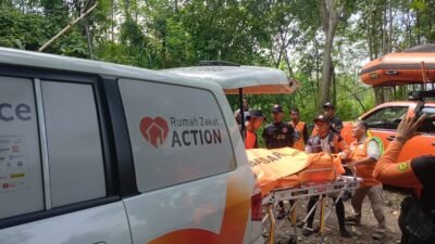 Rumah Zakat Kediri Turut Mendukung Operasi Penemuan Korban Hanyut di Sungai Brantas