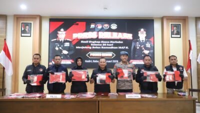 Jelang Ramadan, Polres Kediri Ungkap 22 Kasus Narkoba, 26 Tersangka Diamankan