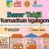 BAZAR TAKJIL DAN JAJAN LEBARAN “MERAH PUTIH” DIBULAN RAMADHAN DIDESA NGADILUWIH