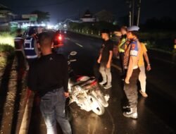 Polres Bangkalan Gelar KRYD Bulan Suci Ramadhan 13 Motor Tanpa STNK Diamankan