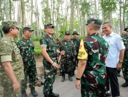Wasev Mabesad Nilai Pelaksanaan TMMD Kediri Berjalan Sesuai Rencana