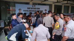 Wujudkan Zero Narkoba Polres Jember Test Urine Mendadak Bagi Para Perwira