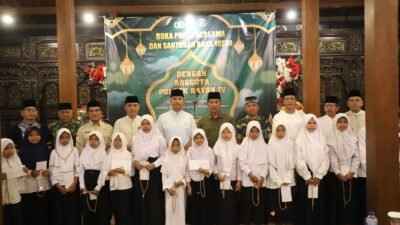 Kapolres Kediri Gelar Buka Puasa Bersama Jajaran Polsek Zona 4 dan Santuni Anak Yatim